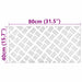 Plăci cu tablouri 2 pcs Argintiu 80 x 40 cm Aluminiu - WALTI WALTI