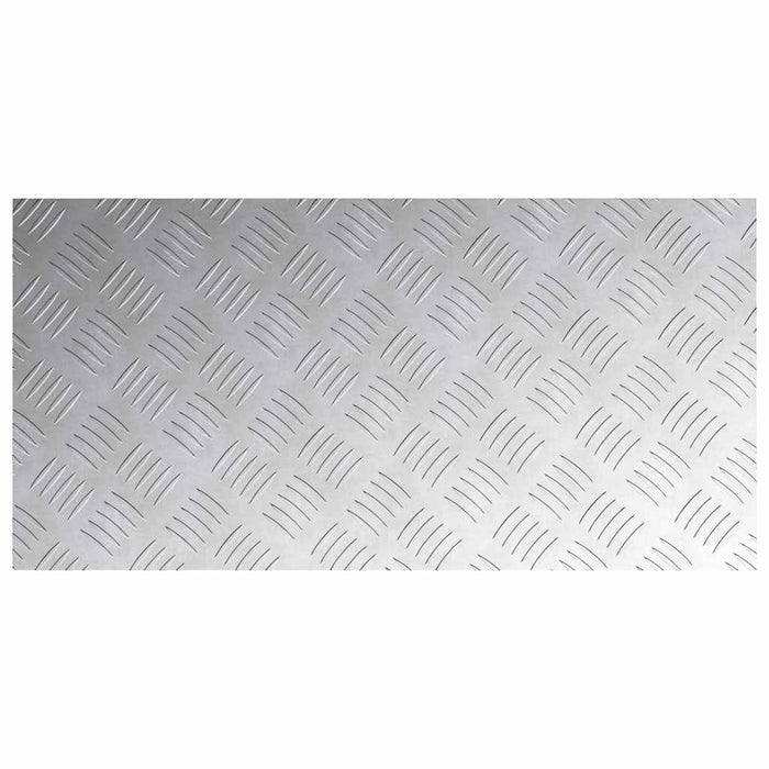 Plăci cu tablouri 2 pcs Argintiu 80 x 40 cm Aluminiu - WALTI WALTI