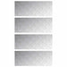 Plăci cu tablouri 4 pcs Argintiu 100 x 40 cm Aluminiu - WALTI WALTI