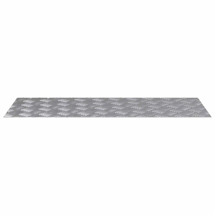 Plăci cu tablouri 4 pcs Argintiu 100 x 40 cm Aluminiu - WALTI WALTI