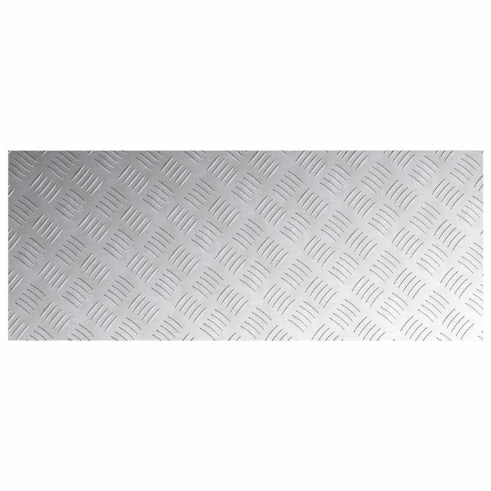 Plăci cu tablouri 4 pcs Argintiu 100 x 40 cm Aluminiu - WALTI WALTI