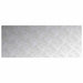 Plăci cu tablouri 4 pcs Argintiu 100 x 40 cm Aluminiu - WALTI WALTI