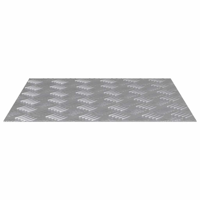Plăci cu tablouri 4 pcs Argintiu 50 x 50 cm Aluminiu - WALTI WALTI