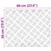 Plăci cu tablouri 2 pcs Argintiu 60 x 50 cm Aluminiu - WALTI WALTI