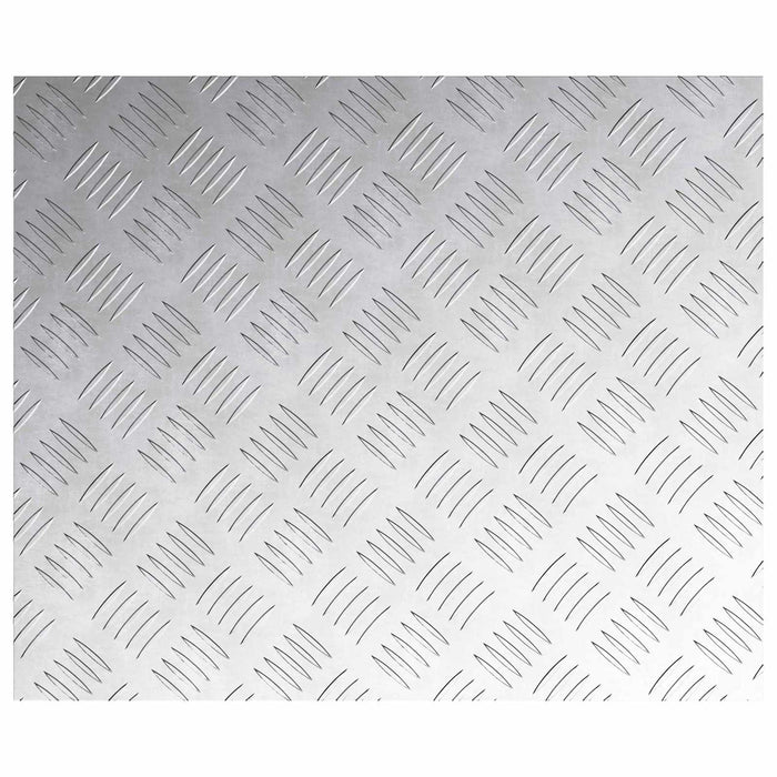 Plăci cu tablouri 4 pcs Argintiu 60 x 50 cm Aluminiu - WALTI WALTI