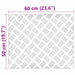 Plăci cu tablouri 4 pcs Argintiu 60 x 50 cm Aluminiu - WALTI WALTI