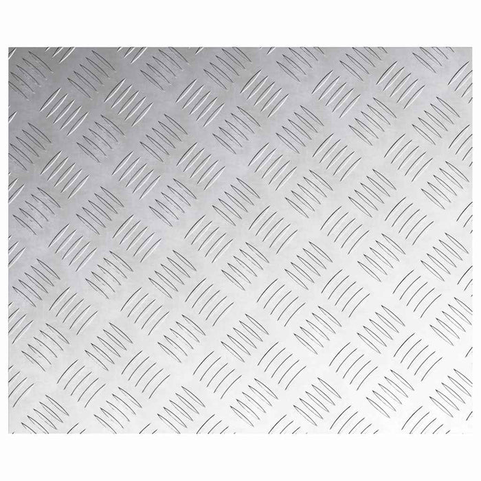 Plăci cu tablouri 4 pcs Argintiu 60 x 50 cm Aluminiu - WALTI WALTI