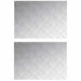 Plăci cu tablouri 2 pcs Argintiu 70 x 50 cm Aluminiu - WALTI WALTI