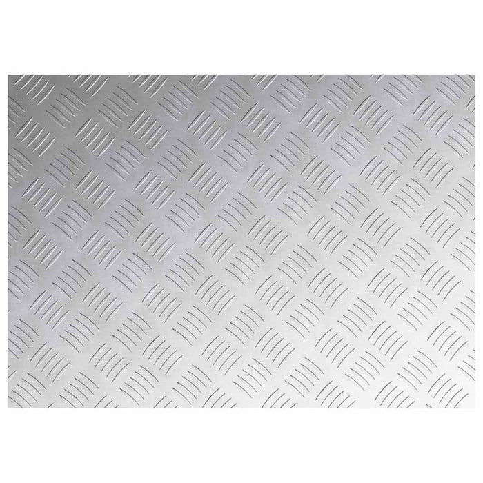 Plăci cu tablouri 2 pcs Argintiu 70 x 50 cm Aluminiu - WALTI WALTI