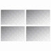 Plăci cu tablouri 4 pcs Argintiu 80 x 50 cm Aluminiu - WALTI WALTI