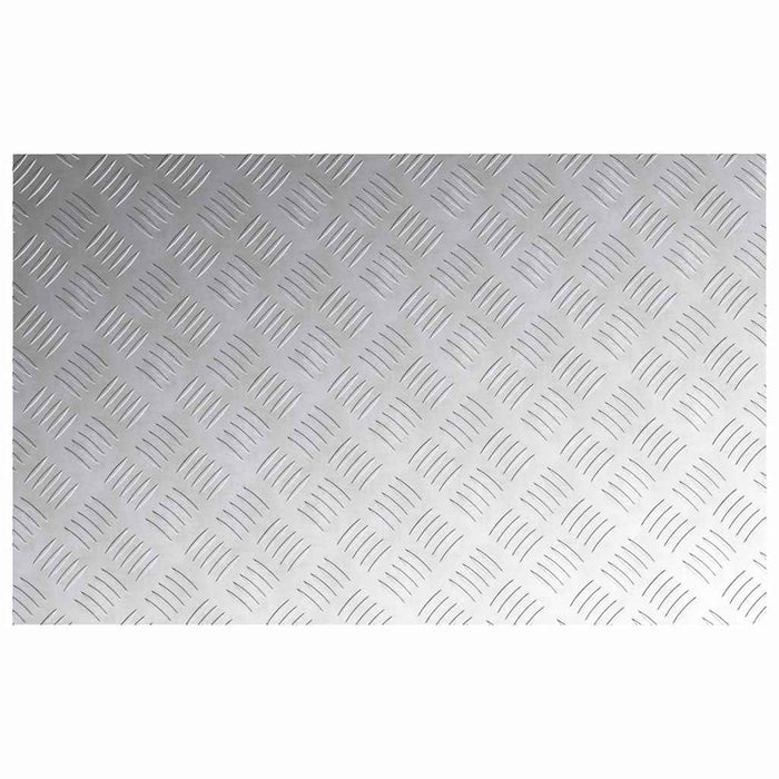 Plăci cu tablouri 2 pcs Argintiu 80 x 50 cm Aluminiu - WALTI WALTI