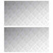 Plăci cu tablouri 2 pcs Argintiu 90 x 50 cm Aluminiu - WALTI WALTI