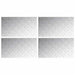 Plăci cu tablouri 4 pcs Argintiu 90 x 50 cm Aluminiu - WALTI WALTI