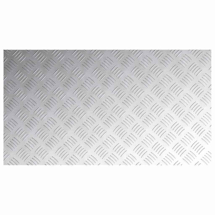 Plăci cu tablouri 4 pcs Argintiu 90 x 50 cm Aluminiu - WALTI WALTI