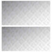 Plăci cu tablouri 2 pcs Argintiu 100 x 50 cm Aluminiu - WALTI WALTI