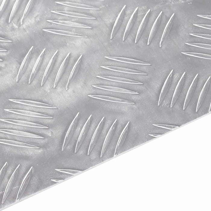 Plăci cu tablouri 4 pcs Argintiu 100 x 50 cm Aluminiu - WALTI WALTI