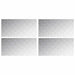 Plăci cu tablouri 4 pcs Argintiu 100 x 50 cm Aluminiu - WALTI WALTI