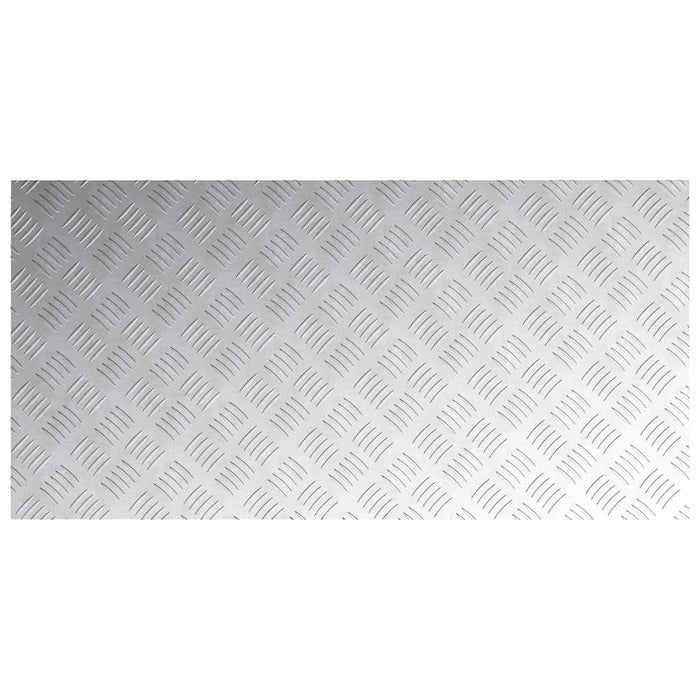 Plăci cu tablouri 4 pcs Argintiu 100 x 50 cm Aluminiu - WALTI WALTI