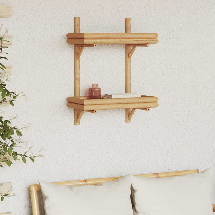 Poliță cu raft Pe perete Maro 45 x 26 x 60 cm Bambus - WALTI WALTI
