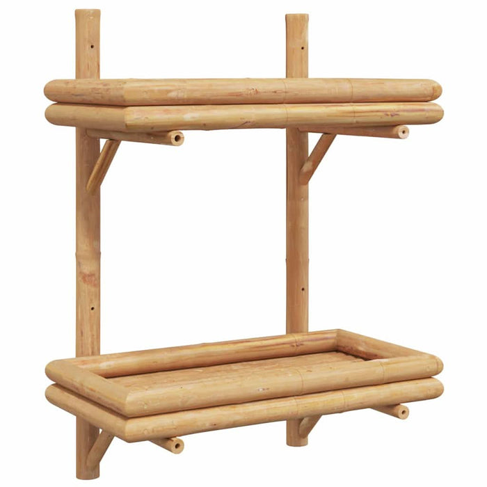 Poliță cu raft Pe perete Maro 45 x 26 x 60 cm Bambus - WALTI WALTI