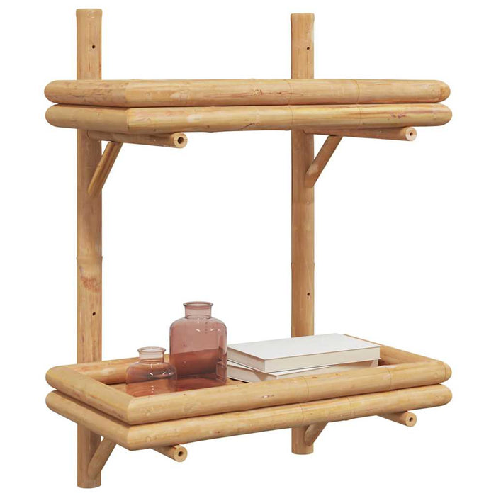 Poliță cu raft Pe perete Maro 45 x 26 x 60 cm Bambus - WALTI WALTI