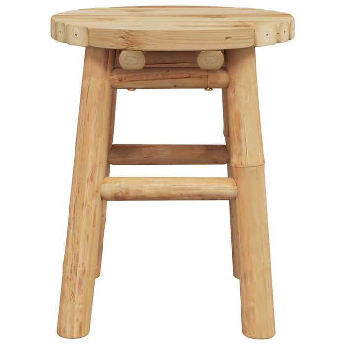 Scaun rotund scund, Ø30x36 cm, bambus - WALTI WALTI