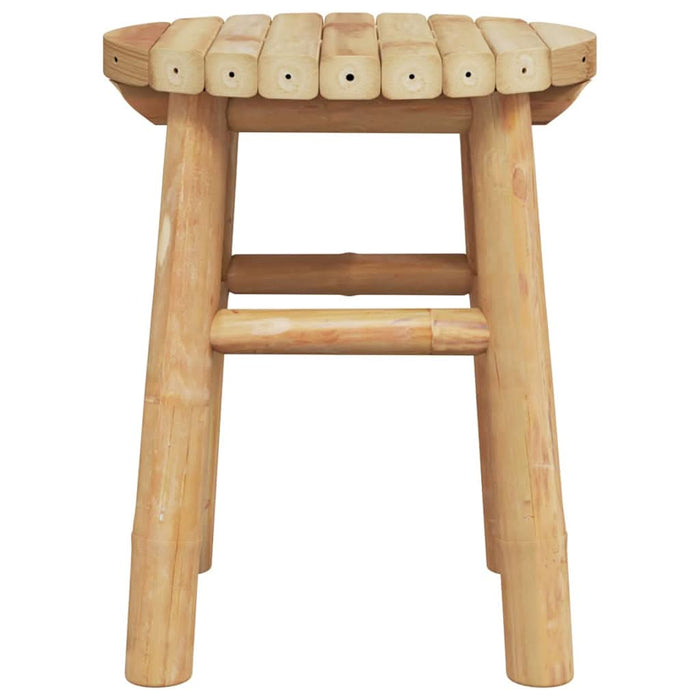 Scaun rotund scund, Ø30x36 cm, bambus - WALTI WALTI