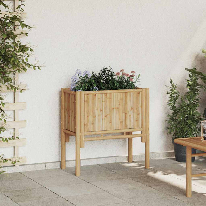 Strat înălțat de grădină Maro 70 x 35 x 70 cm Bambus - WALTI WALTI