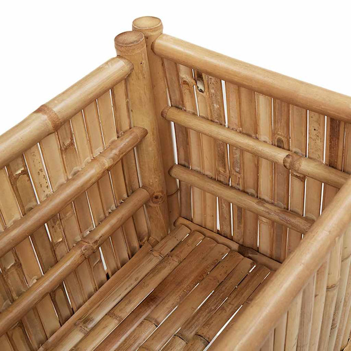 Strat înălțat de grădină Maro 90 x 35 x 70 cm Bambus - WALTI WALTI
