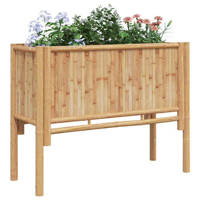Strat înălțat de grădină Maro 90 x 35 x 70 cm Bambus - WALTI WALTI