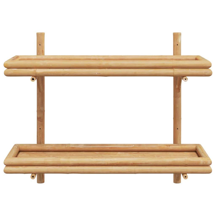 Poliță cu raft Pe perete Maro 75 x 26 x 60 cm Bambus - WALTI WALTI