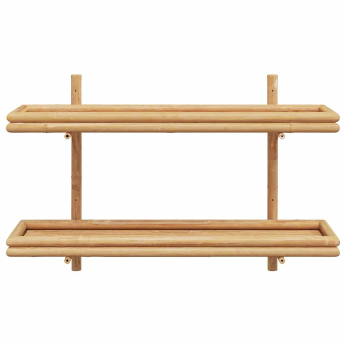 Poliță cu raft Pe perete Maro 100 x 26 x 60 cm Bambus - WALTI WALTI