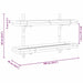 Poliță cu raft Pe perete Maro 100 x 26 x 60 cm Bambus - WALTI WALTI