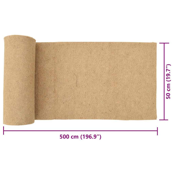 Covoraș de cânepă pentru rozătoare 0,5x5 m 5 mm - WALTI WALTI