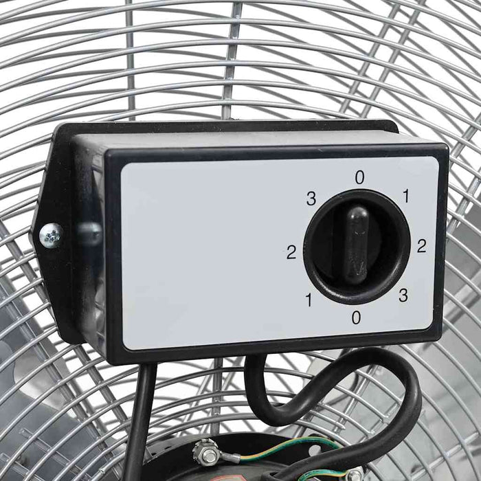 Ventilator cu tambur cu roata 79 x 37 x 82 cm Aluminiu - WALTI WALTI