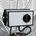 Ventilator cu tambur cu roata 79 x 37 x 82 cm Aluminiu - WALTI WALTI