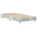 Cadru de pat Gri beton 90 x 200 cm Lemn compozit - WALTI WALTI