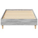 Cadru de pat sonoma gri 90 x 200 cm Lemn compozit - WALTI WALTI