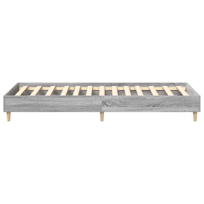 Cadru de pat sonoma gri 90 x 200 cm Lemn compozit - WALTI WALTI