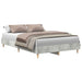 Cadru de pat Gri beton 120 x 190 cm Lemn compozit - WALTI WALTI