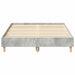 Cadru de pat Gri beton 120 x 190 cm Lemn compozit - WALTI WALTI