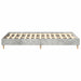 Cadru de pat Gri beton 120 x 190 cm Lemn compozit - WALTI WALTI