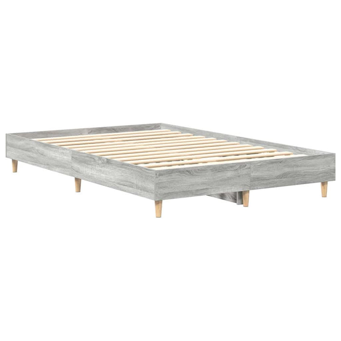 Cadru de pat sonoma gri 120 x 190 cm Lemn compozit - WALTI WALTI