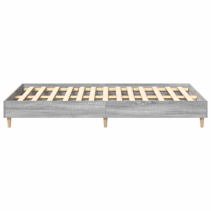 Cadru de pat sonoma gri 120 x 190 cm Lemn compozit - WALTI WALTI