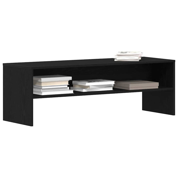 Dulap TV Stejar negru 120x40x40 cm Lemn prelucrat - WALTI WALTI