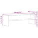 Dulap TV Stejar negru 120x40x40 cm Lemn prelucrat - WALTI WALTI