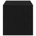 Dulap TV Stejar Negru 100x40x40 cm Lemn prelucrat - WALTI WALTI