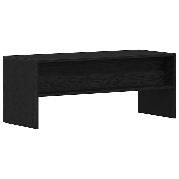 Dulap TV Stejar Negru 100x40x40 cm Lemn prelucrat - WALTI WALTI