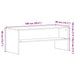 Dulap TV Stejar Negru 100x40x40 cm Lemn prelucrat - WALTI WALTI