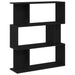 Bibliotecă stejar negru 80x24x96 cm lemn prelucrat - WALTI WALTI